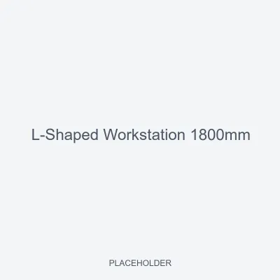 L-Shaped Workstation 1800mm