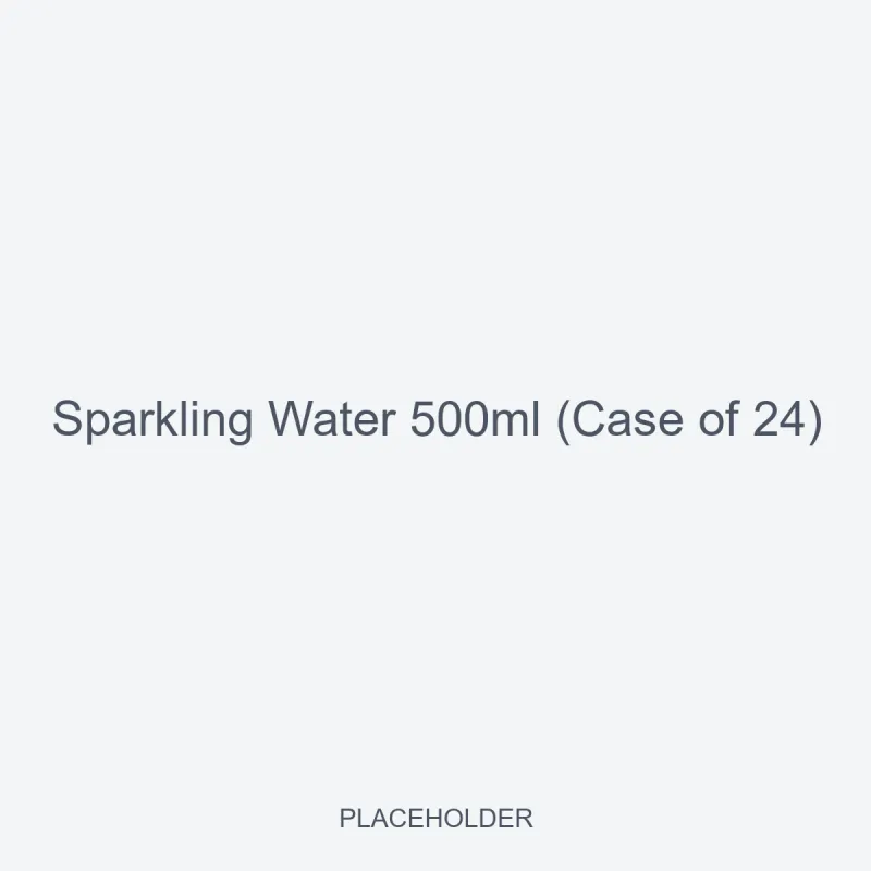 Sparkling Water 500ml (Case of 24)