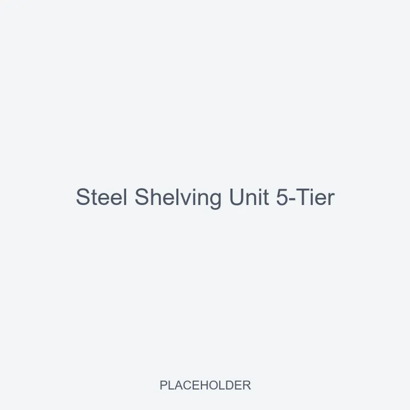 Steel Shelving Unit 5-Tier