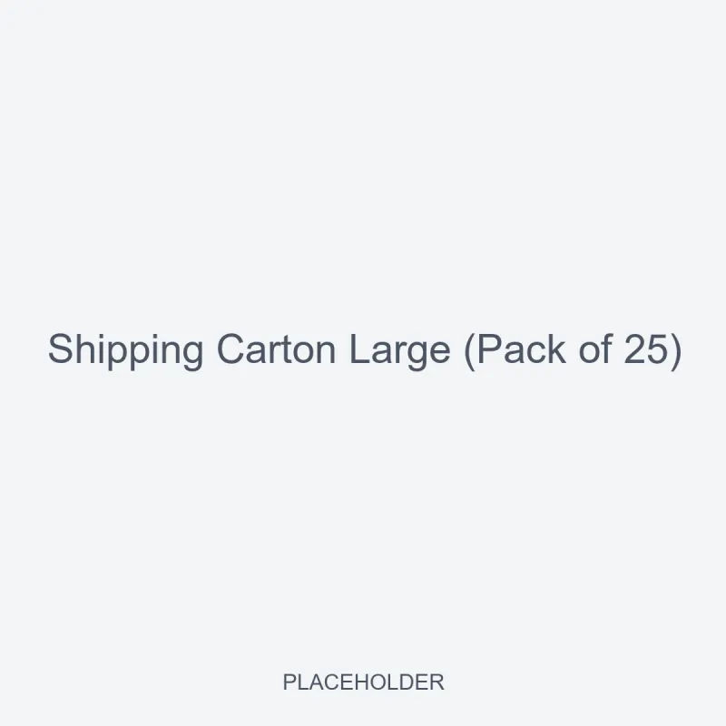 Shipping Carton Large (Pack of 25)