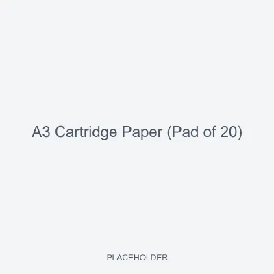 A3 Cartridge Paper (Pad of 20)