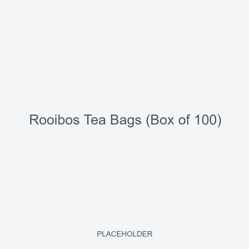 Rooibos Tea Bags (Box of 100)