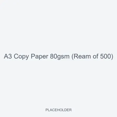 A3 Copy Paper 80gsm (Ream of 500)