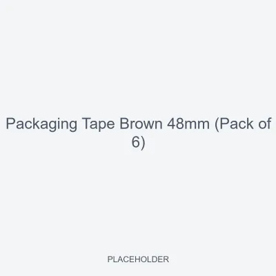 Packaging Tape Brown 48mm (Pack of 6)