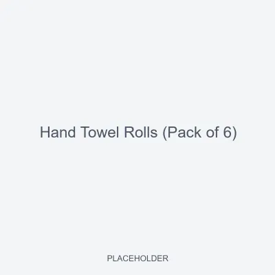 Hand Towel Rolls (Pack of 6)