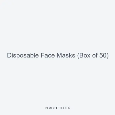 Disposable Face Masks (Box of 50)