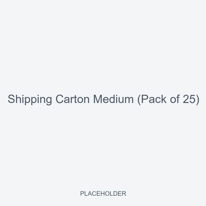 Shipping Carton Medium (Pack of 25)
