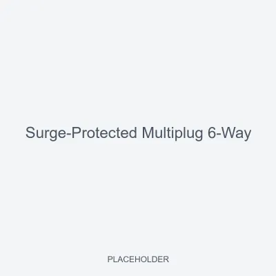 Surge-Protected Multiplug 6-Way