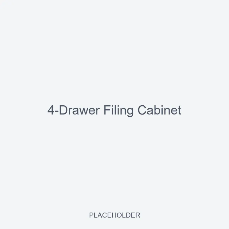 4-Drawer Filing Cabinet