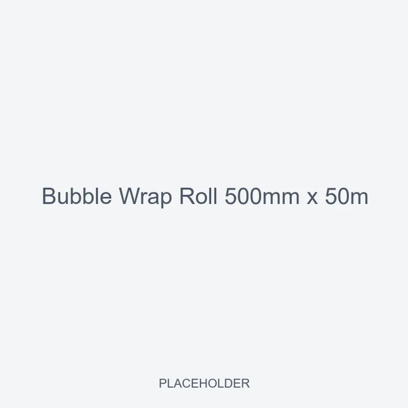 Bubble Wrap Roll 500mm x 50m
