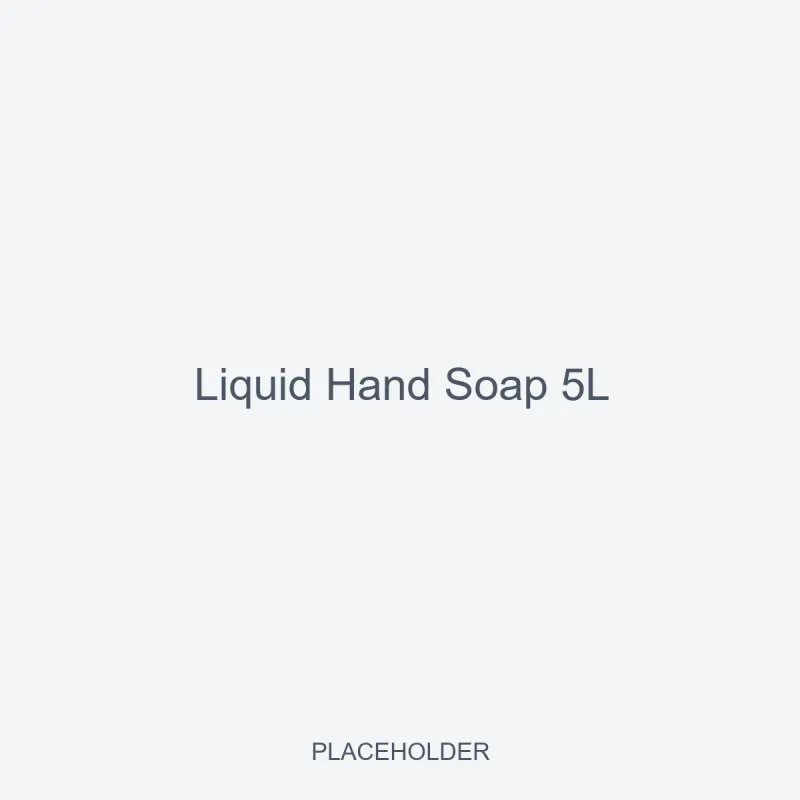 Liquid Hand Soap 5L