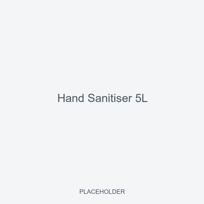 Hand Sanitiser 5L