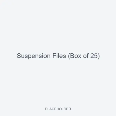 Suspension Files (Box of 25)