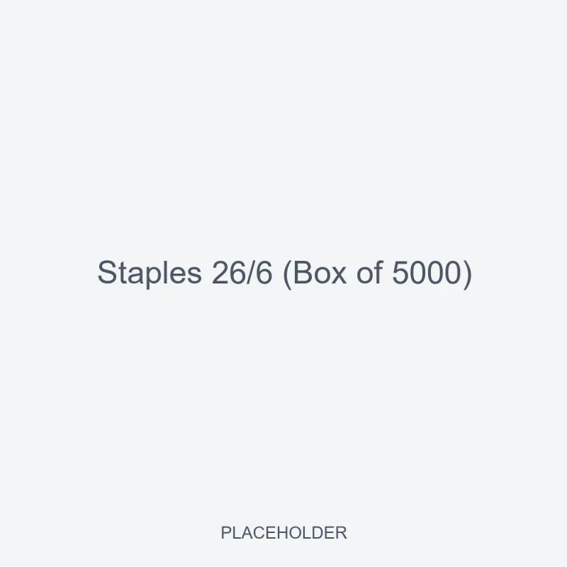 Staples 26/6 (Box of 5000)