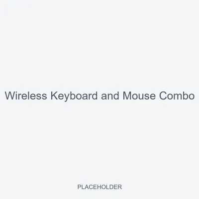 Wireless Keyboard and Mouse Combo