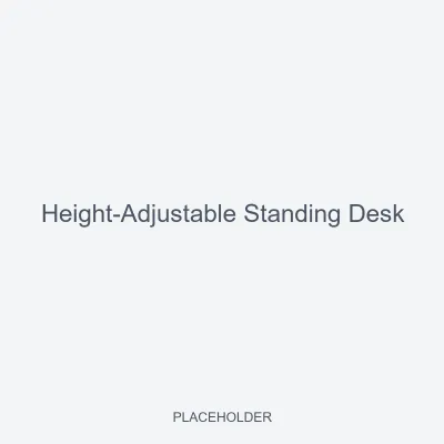 Height-Adjustable Standing Desk