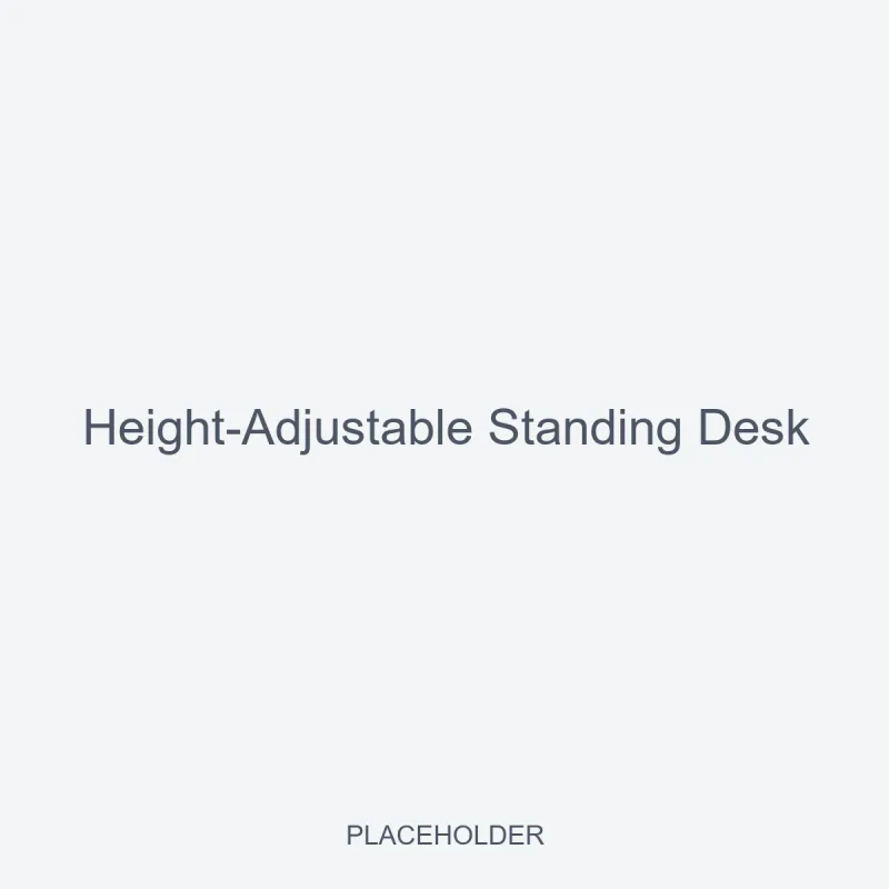 Height-Adjustable Standing Desk